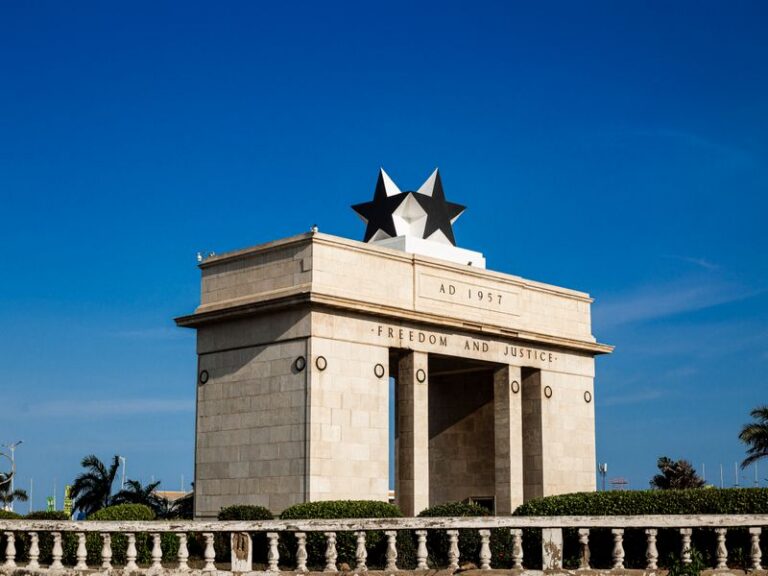 La porte Black Star Gate a Accra au Ghana